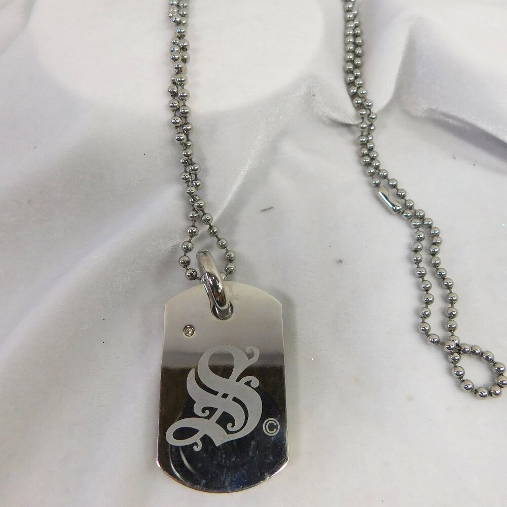 Men's Simmons Dog Tag Necklace